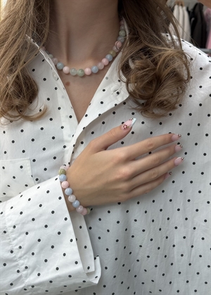 Morganit armbånd Lys Pastel By ANTHON